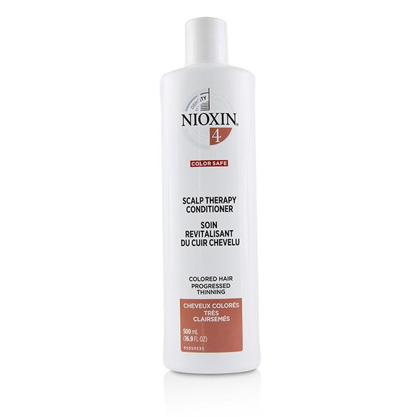 Nioxin Density System 4 Scalp Therapy Conditioner (Colored Hair, Progressed Thinning, Color Safe) 500ml/16.9oz