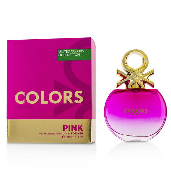 Benetton Colors Pink Eau De Toilette Spray  80ml/2.7oz