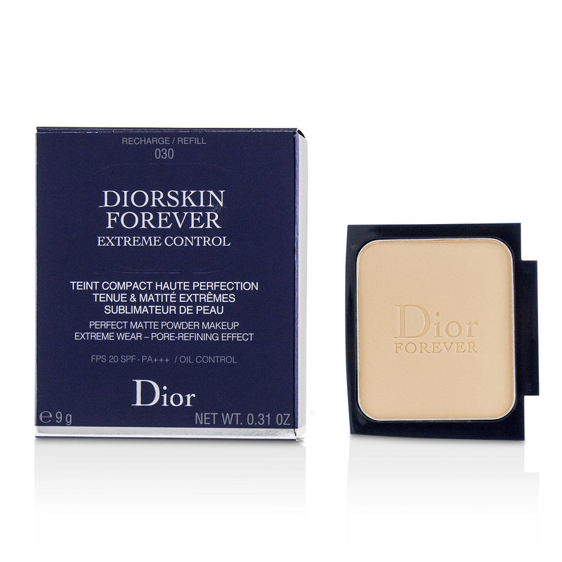 Christian Dior Diorskin Forever Extreme Control Perfect Matte Powder Makeup SPF 20 Refill - # 030 Medium Beige 