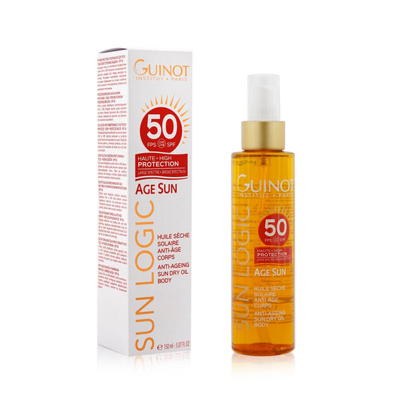 Guinot Sun Logic Age Sun Anti-Ageing Sun Dry Oil For Body SPF 50  150ml/5.07oz