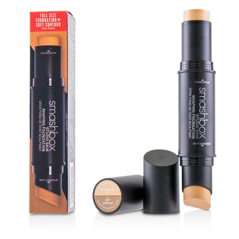 Smashbox Studio Skin Shaping Foundation + Soft Contour Stick - # 1.0 Peach Fair 