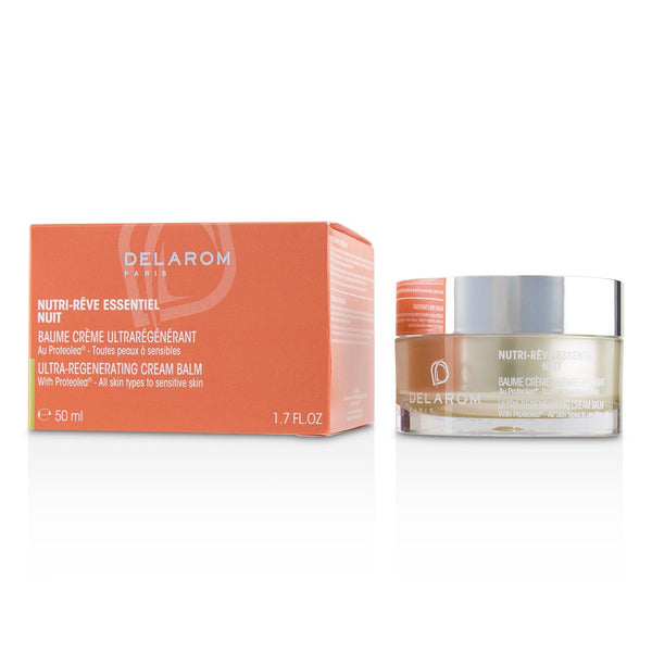 DELAROM Nutri-Reve Essentiel Nuit Ultra-Regenerating Cream Balm - For All Skin Types to Sensitive Skin 