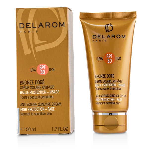 DELAROM Anti-Ageing Suncare Face Cream SPF 30 - For Normal to Sensitive Skin 
