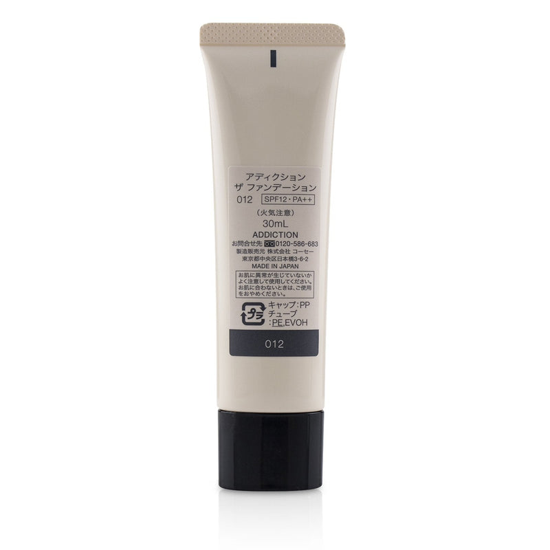 ADDICTION The Foundation SPF 12 - # 012 (Sand)  30ml/1.1oz