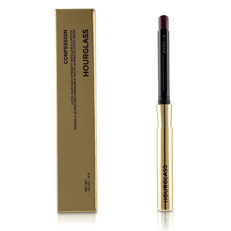 HourGlass Confession Ultra Slim High Intensity Refillable Lipstick - # If I Could (True Plum)  0.9g/0.03oz