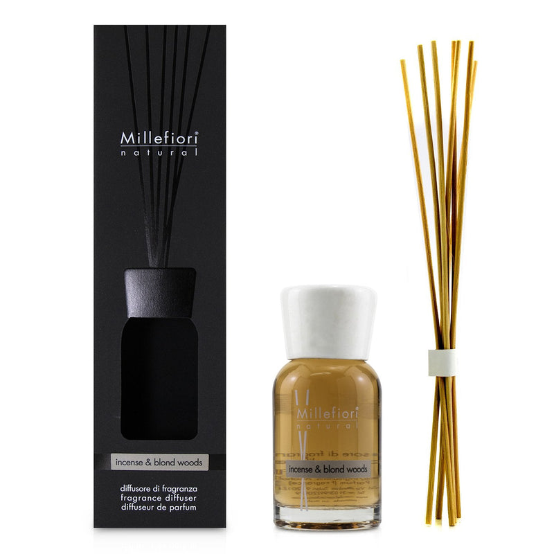 Millefiori Natural Fragrance Diffuser - Incense & Blond Woods 