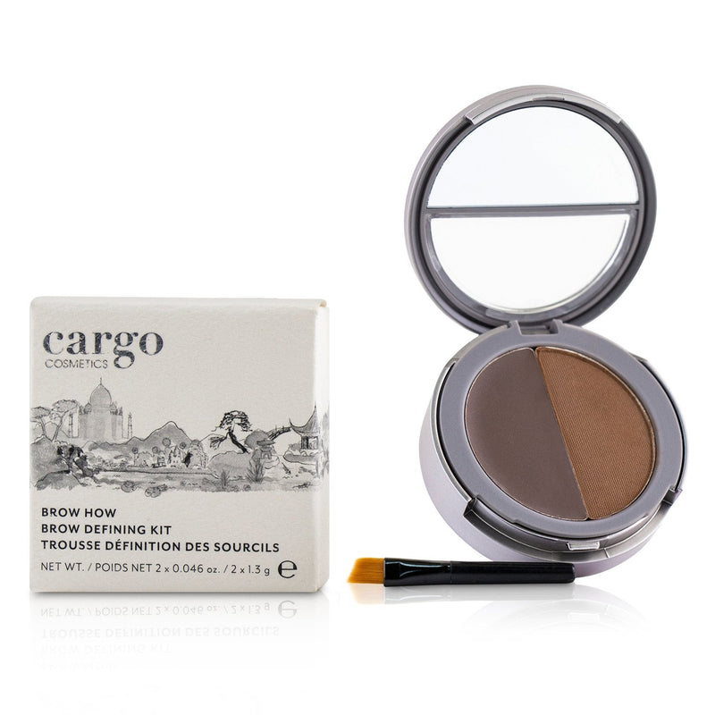 Cargo Brow How Brow Defining Kit - Medium  2x1.3g/0.046oz