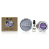 Stila Magnificent Metals Foil Finish Eye Shadow With Mini Stay All Day Liquid Eye Primer - # Metallic Violet 