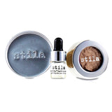 Stila Magnificent Metals Foil Finish Eye Shadow With Mini Stay All Day Liquid Eye Primer - Metallic Kitten 