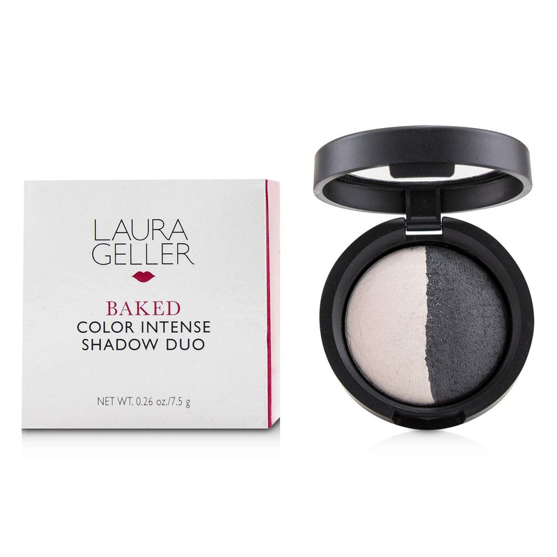 Laura Geller Baked Color Intense Shadow Duo - # Marble/Midnight 