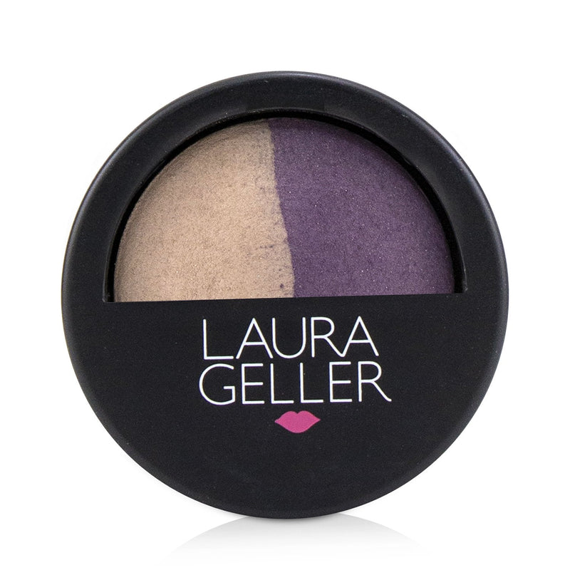 Laura Geller Baked Color Intense Shadow Duo - # Slate/Plum 