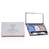 Laura Geller Baked Cream Glaze Trio Eyshadow Palette With Brush - # Sandy Lagoon 