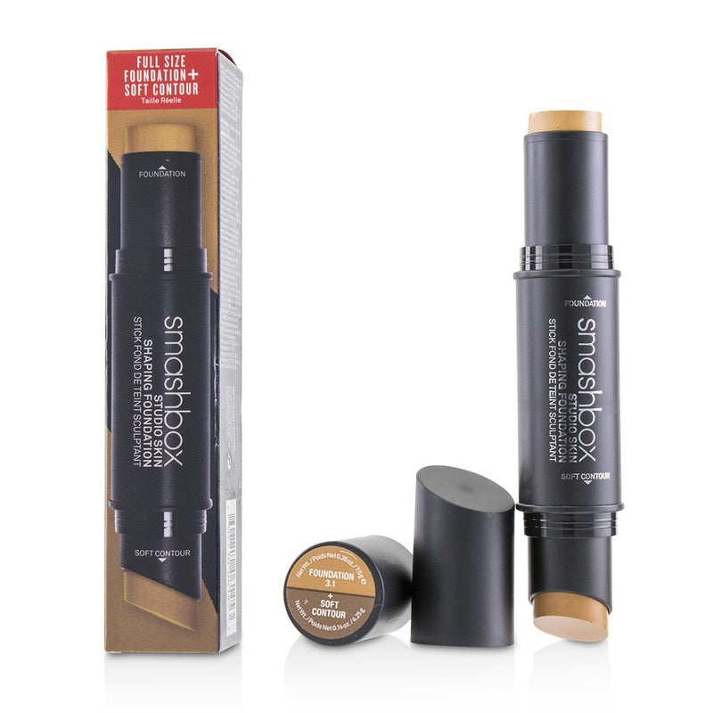 Smashbox Studio Skin Shaping Foundation + Soft Contour Stick - # 3.1 Neutral Medium Beige 