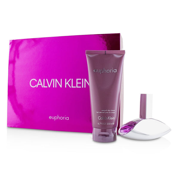 Calvin Klein Euphoria Coffret: Eau De Parfum Spray 50ml/1.7oz + Sensual Skin Lotion 200ml/6.7oz 