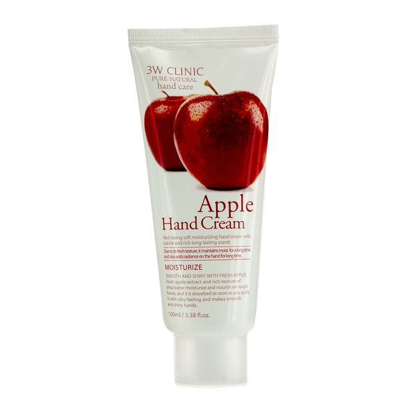 3W Clinic Hand Cream - Apple (Unboxed)  100ml/3.38oz