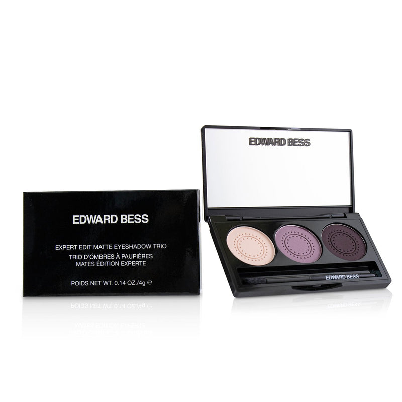 Edward Bess Expert Edit Matte Eyeshadow Trio - # Violet Obsession  4g/0.14oz