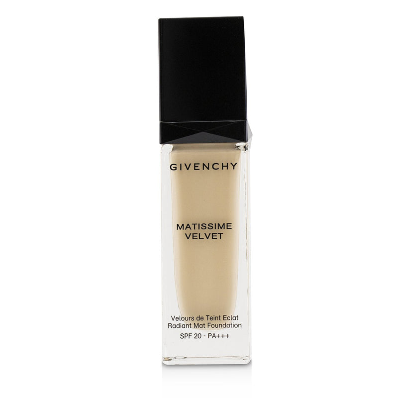 Givenchy Matissime Velvet Radiant Mat Fluid Foundation SPF 20 - #00 Mat Ivory 