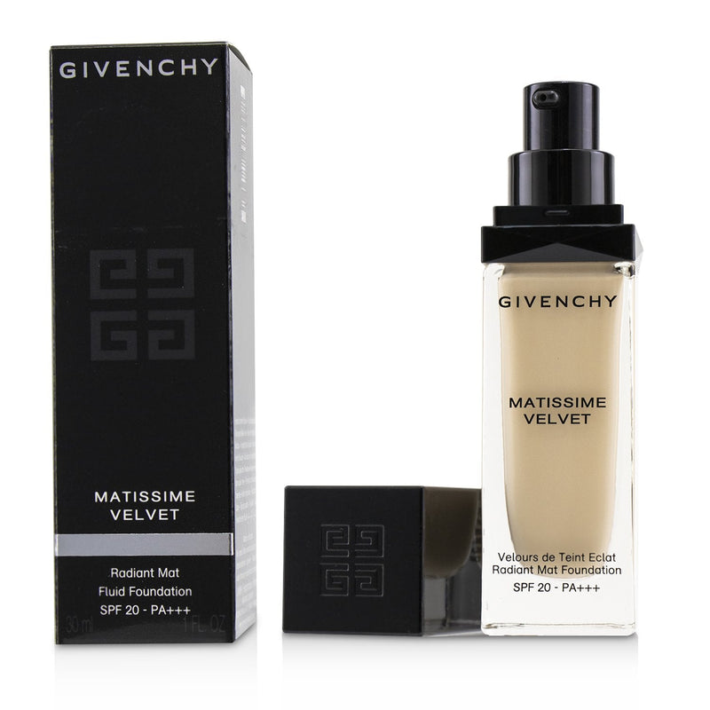 Givenchy Matissime Velvet Radiant Mat Fluid Foundation SPF 20 - #00 Mat Ivory 