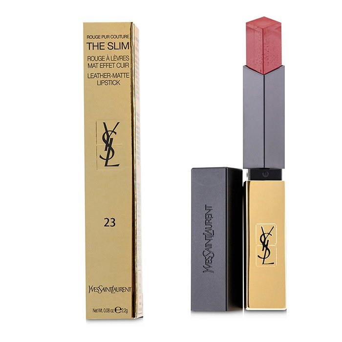 Yves Saint Laurent Rouge Pur Couture The Slim Leather Matte Lipstick - # 23 Mystery Red 2.2g/0.08oz