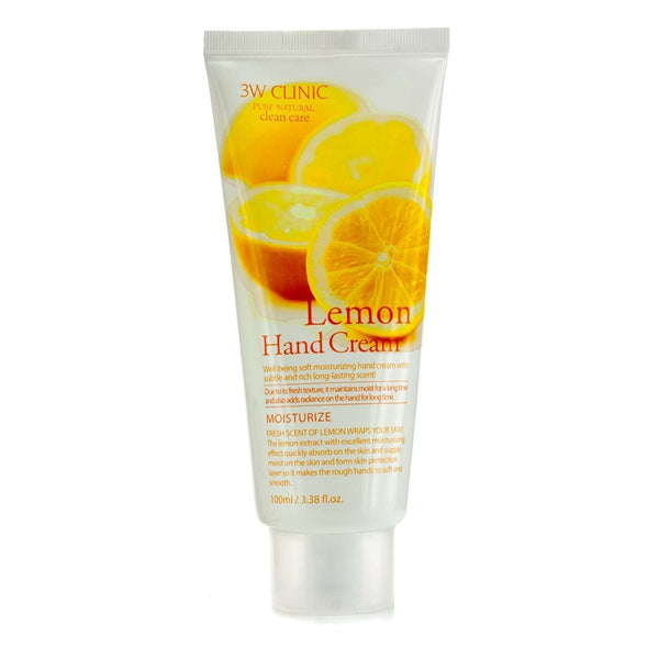 3W Clinic Hand Cream - Lemon (Unboxed)  100ml/3.38oz