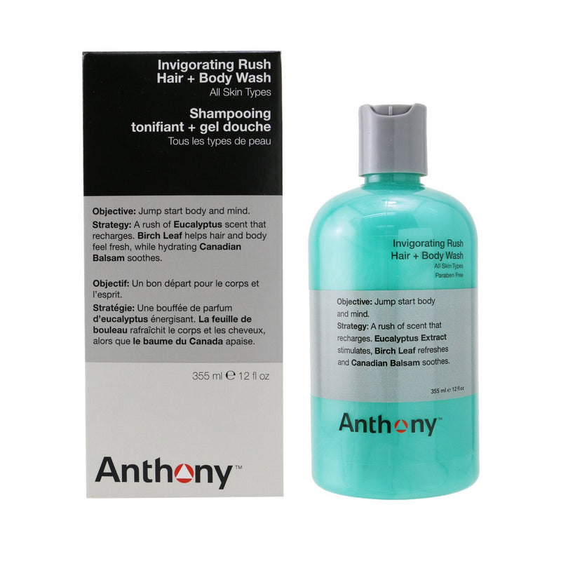 Anthony Invigorating Rush Hair & Body Wash (All Skin Types) 