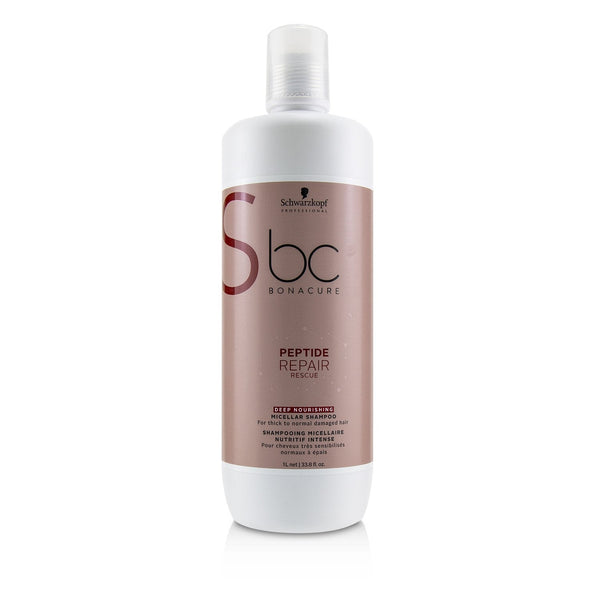 Schwarzkopf BC Bonacure Peptide Repair Rescue Deep Nourishing Micellar Shampoo (For Thick to Normal Damaged Hair) 