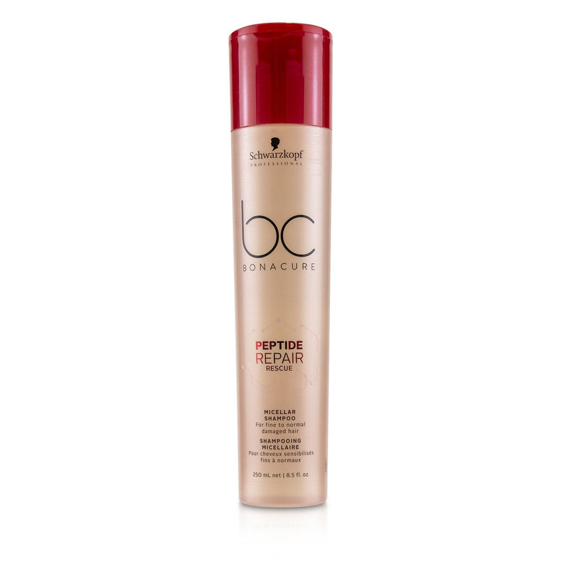 Schwarzkopf BC Bonacure Peptide Repair Rescue Micellar Shampoo (For Fine to Normal Damaged Hair)  1000ml/33.8oz