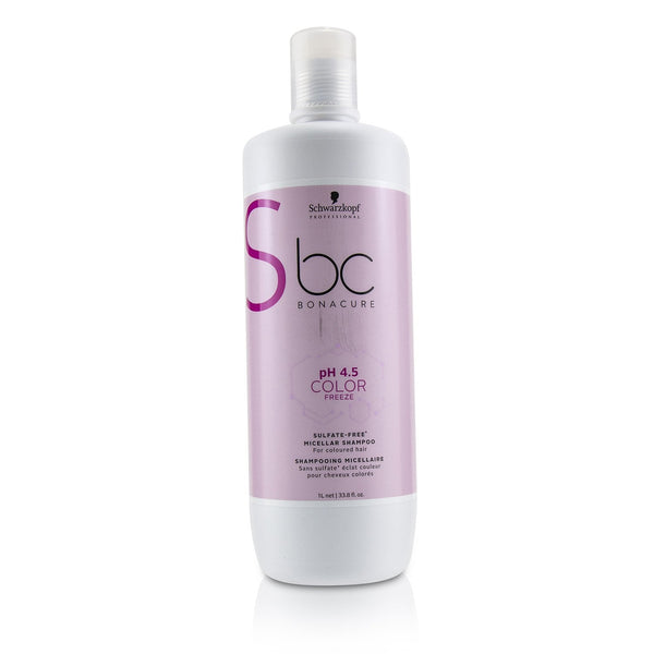 Schwarzkopf BC Bonacure pH 4.5 Color Freeze Sulfate-Free Micellar Shampoo (For Coloured Hair)  1000ml/33.8oz