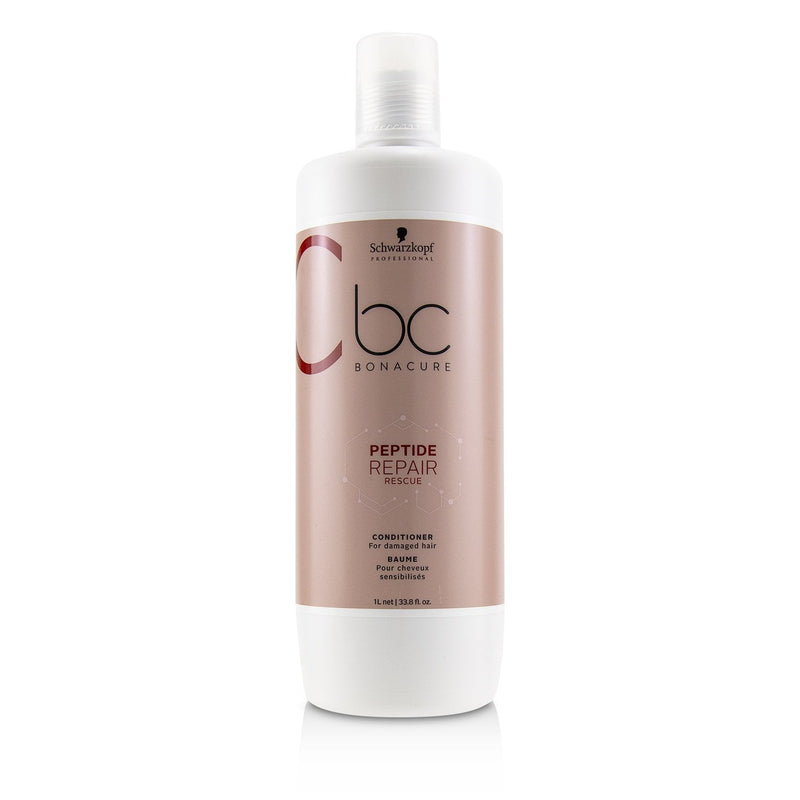 Schwarzkopf BC Bonacure Peptide Repair Rescue Conditioner (For Damaged Hair)  1000ml/33.8oz