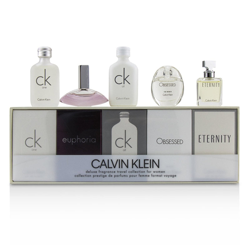 Calvin Klein Miniature Coffret: CK One EDT 10ml + Euphoria EDP 4ml + CK All EDT 10ml + Obsessed EDP 5ml + Eternity EDP 5ml 