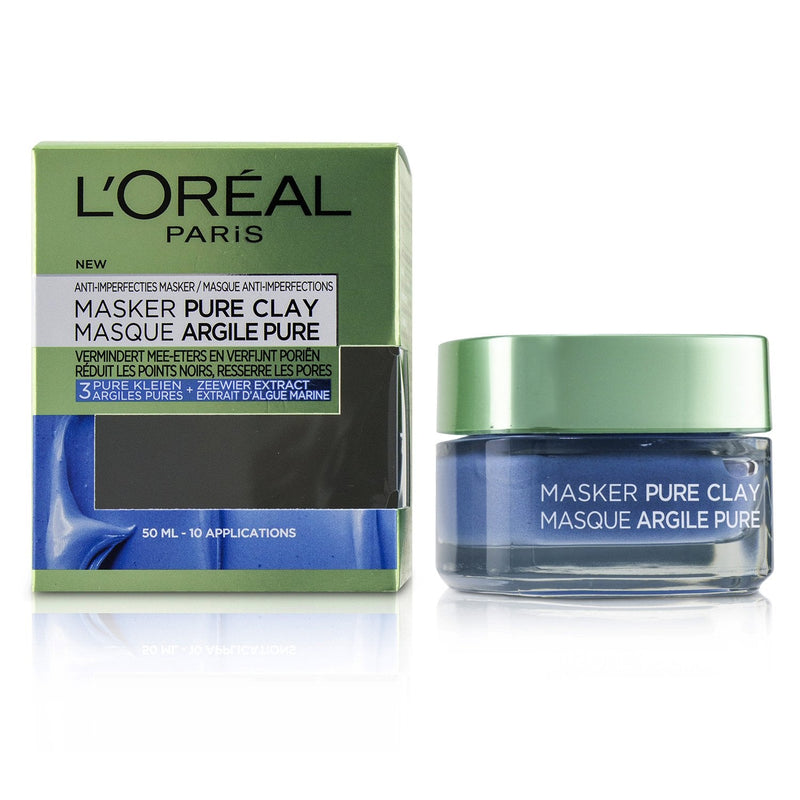 L'Oreal Pure Clay Mask - Anti-Imperfections Mask 