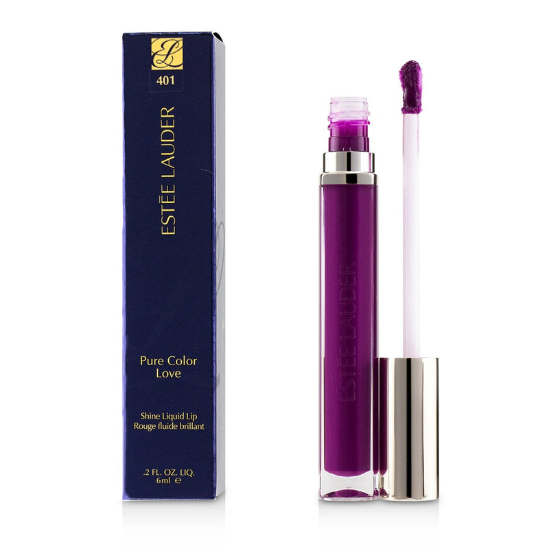 Estee Lauder Pure Color Love Liquid Lip - # 401 Grape Addiction (Shine) 