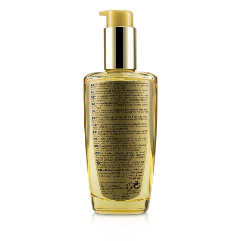 Kerastase Elixir Ultime L'Huile Originale  Versatile Beautifying Oil (Dull Hair)  100ml/3.4oz