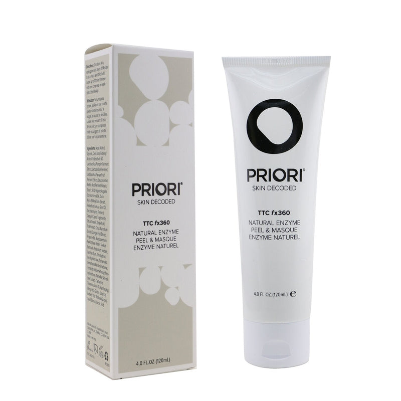 Priori TTC fx360 Natural Enzyme Peel & Masque  120ml/4oz