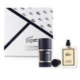 Lacoste L'Homme Coffret: Eau De Toilette Spray 50ml/1.6oz + Deodorant Stick 75ml/2.4oz 