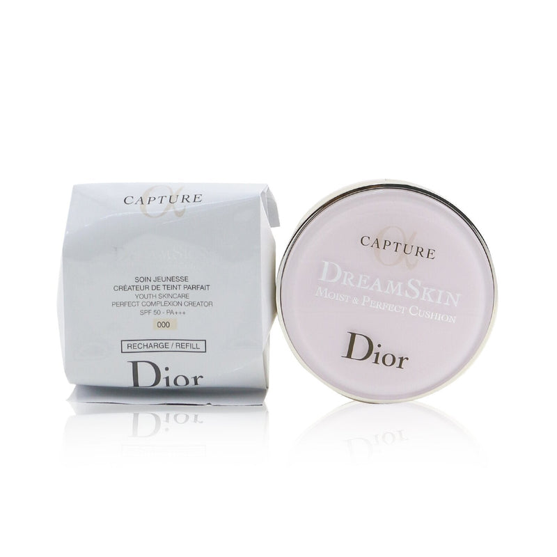 Christian Dior Capture Dreamskin Moist & Perfect Cushion SPF 50 With Extra Refill - # 000 