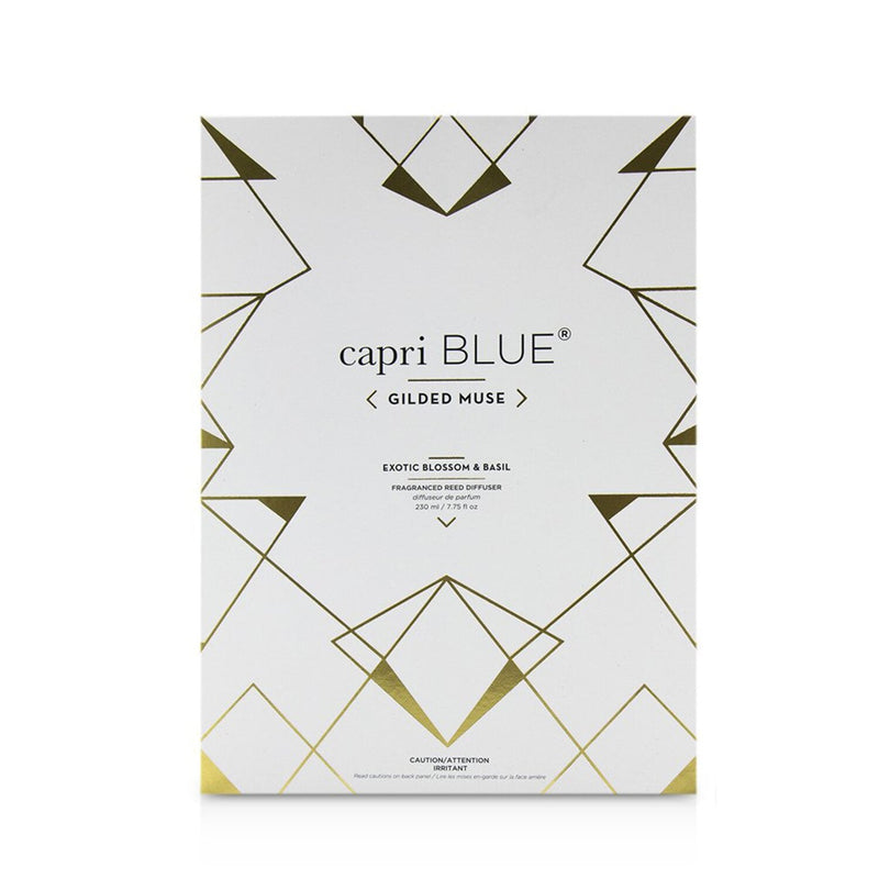 Capri Blue Gilded Muse Reed Diffuser - Exotic Blossom & Basil  230ml/7.75oz