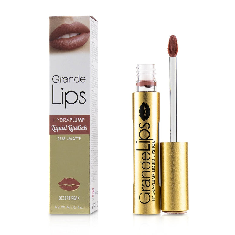 Grande Cosmetics (GrandeLash) GrandeLIPS Plumping Liquid Lipstick (Semi Matte) - # Desert Peak  4g/0.14oz