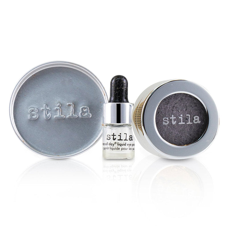 Stila Magnificent Metals Foil Finish Eye Shadow With Mini Stay All Day Liquid Eye Primer - Metallic Lavender 