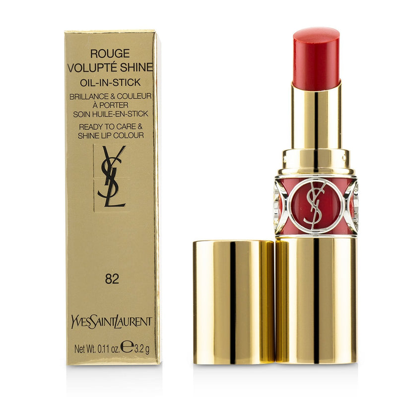 Yves Saint Laurent Rouge Volupte Shine - # 82 Orange Crepe  3.2g/0.11oz