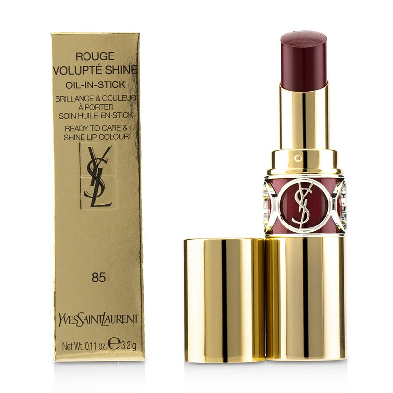 Yves Saint Laurent Rouge Volupte Shine - # 85 Burgundy Love  3.2g/0.11oz