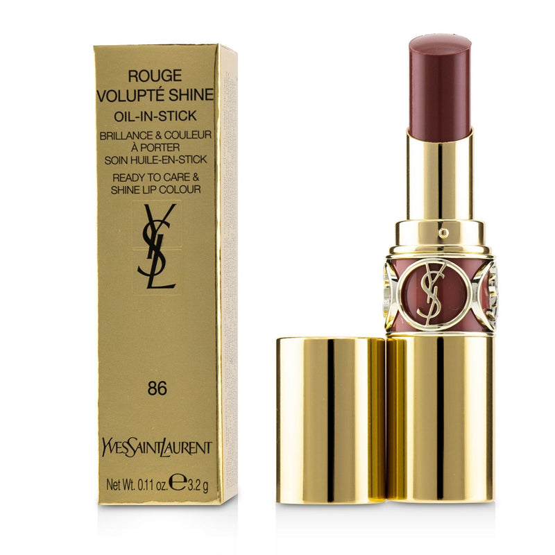 Yves Saint Laurent Rouge Volupte Shine - # 86 Mauve Cuir  3.2g/0.11oz