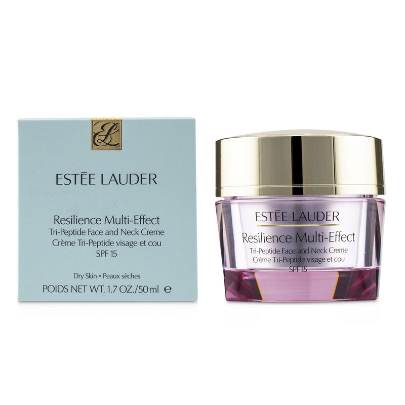 Estee Lauder Resilience Multi-Effect Tri-Peptide Face and Neck Creme SPF 15 - For Dry Skin 