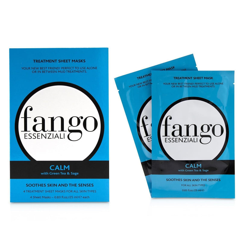 Borghese Fango Essenziali Calm Treatment Sheet Masks 