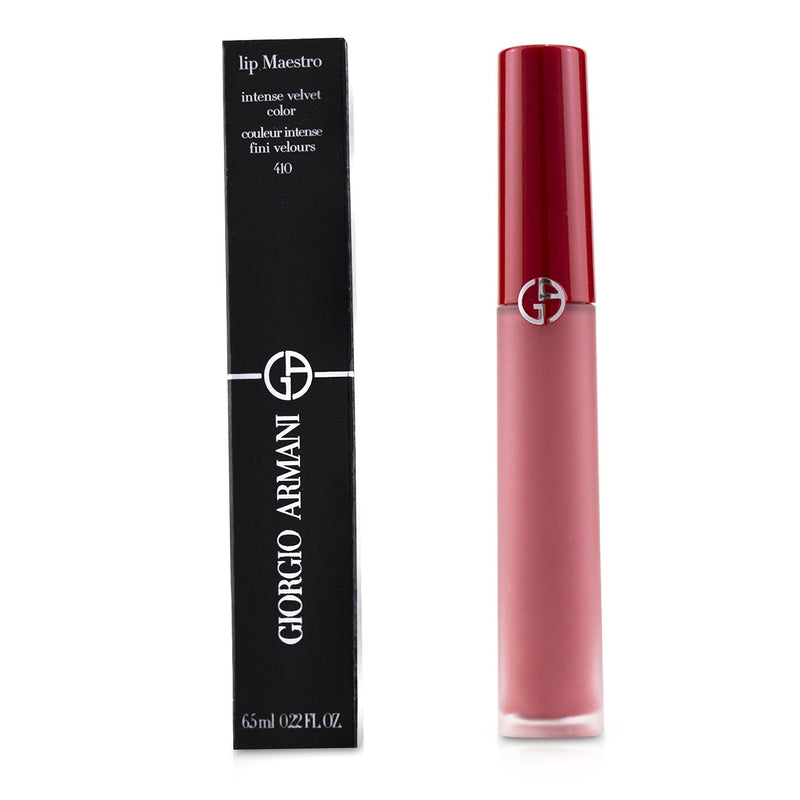 Giorgio Armani Lip Maestro Intense Velvet Color (Liquid Lipstick) - # 410 (Sienne) 