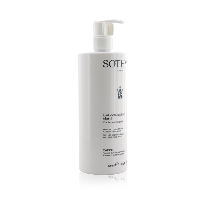 Sothys Clarity Cleansing Milk - For Skin With Fragile Capillaries , With Witch Hazel Extract (Salon Size) 