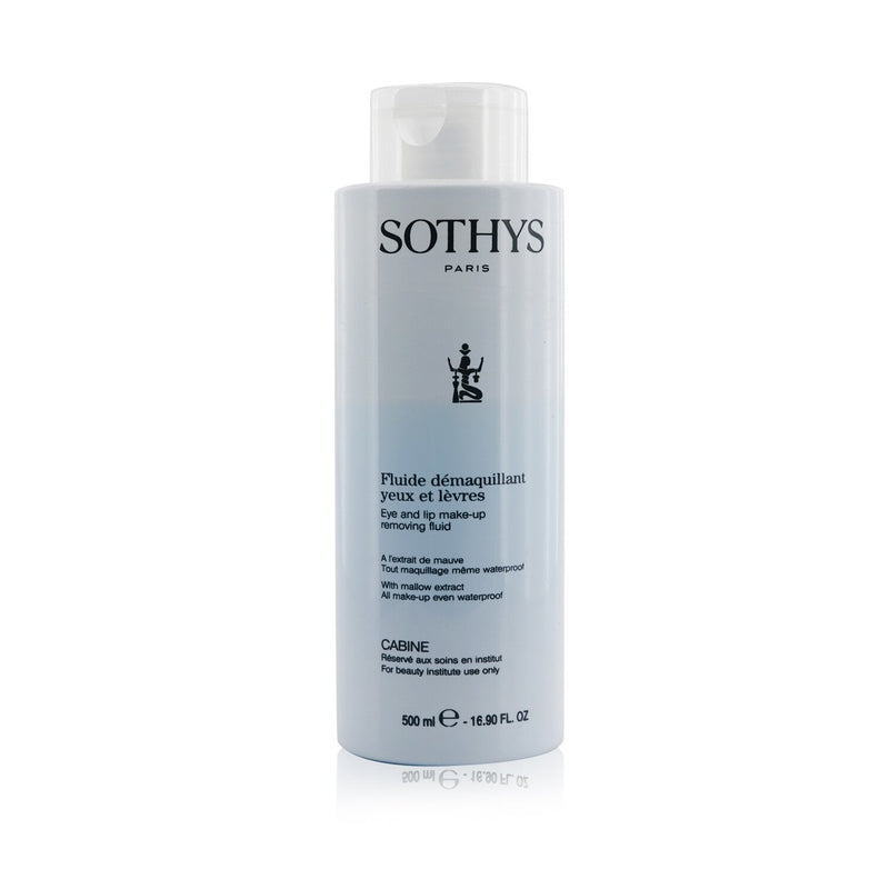 Sothys Eye And Lip Make Up Removing Fluid With Mallow Extract - For All Make Up Even Waterproof (Salon Size) 
