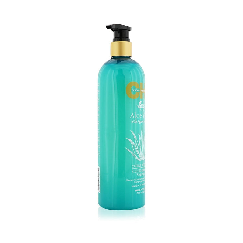 CHI Aloe Vera with Agave Nectar Curls Defined Curl Enhancing Shampoo 