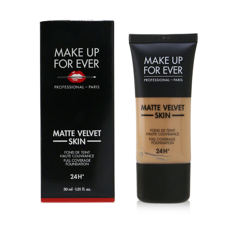 Make Up For Ever Matte Velvet Skin Full Coverage Foundation - # R410 (Golden Beige)  30ml/1oz