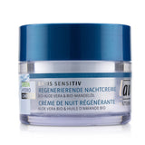 Lavera Basis Sensitiv Regenerating Night Cream - Organic Aloe Vera & Organic Almond Oil (For All Skin Types) 